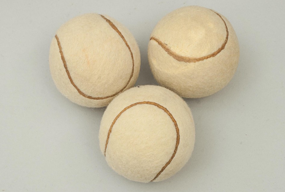 Vintage White Tennis Balls