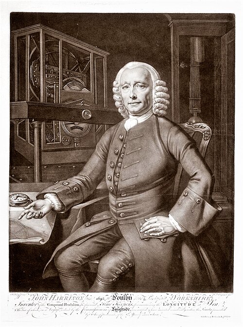 John Harrison's portrait 1767