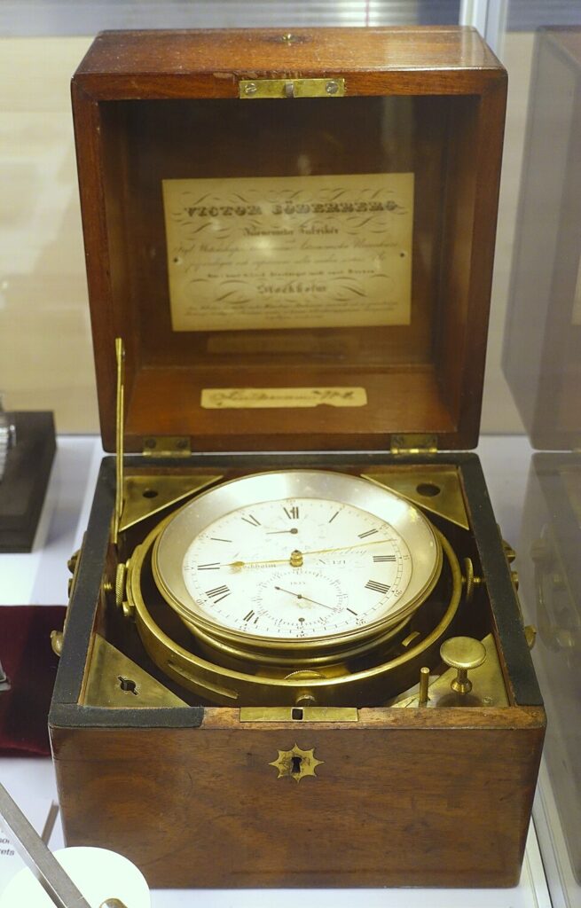 Marine chronometer, Stockholm, 1845