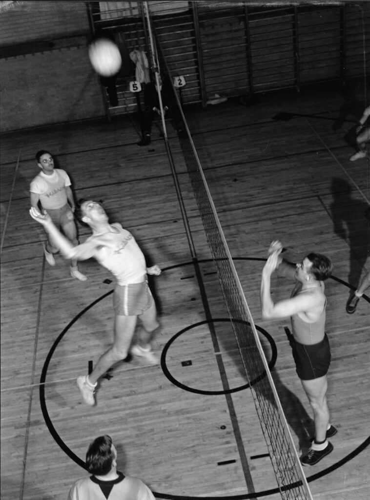 YMCA Volleyball Game 1940s